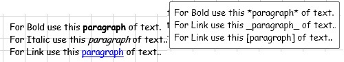 Help Working with Text